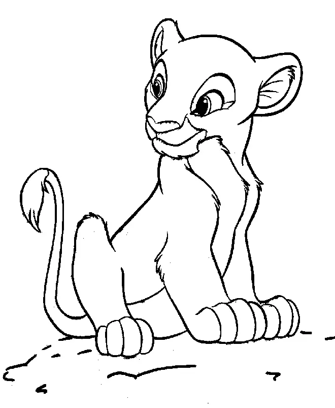 Desenhos de Rei Leao Para Colorir 9
