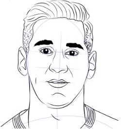 Lionel Messi Para Colorear 15