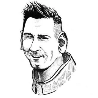 Lionel Messi Para Colorear 16