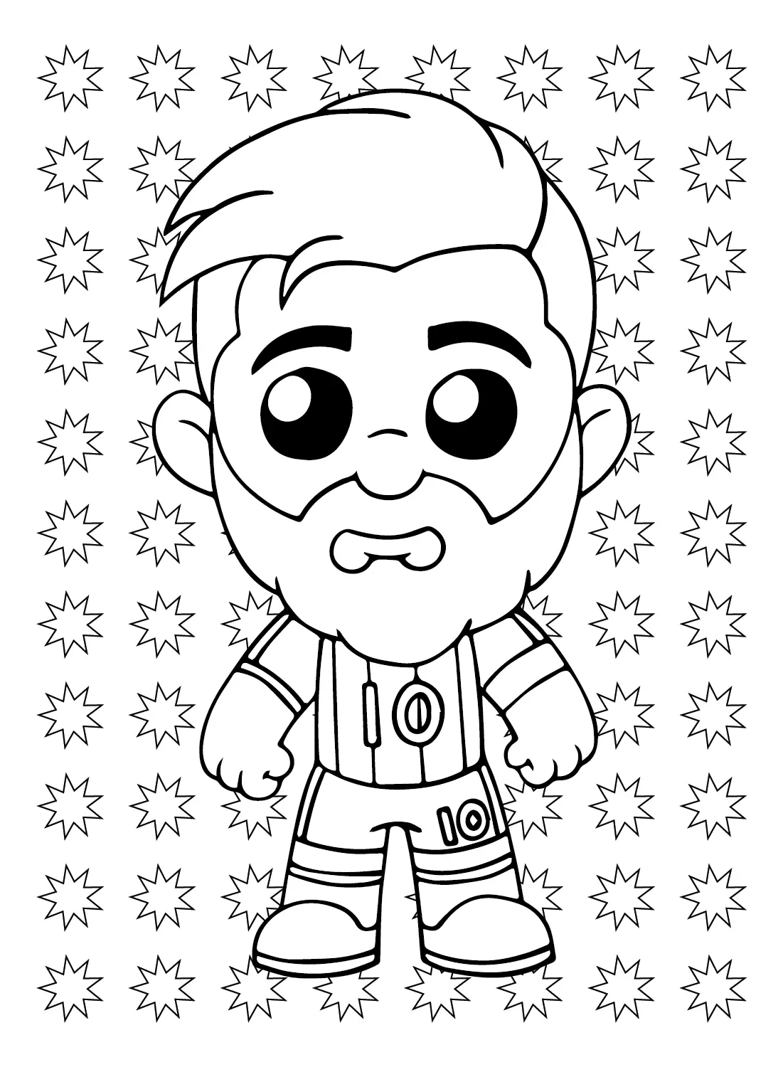 Lionel Messi Para Colorear 29