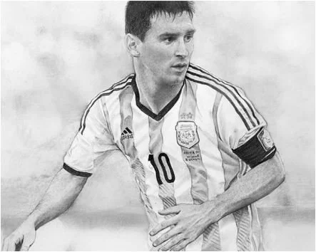 Lionel Messi Para Colorear 8