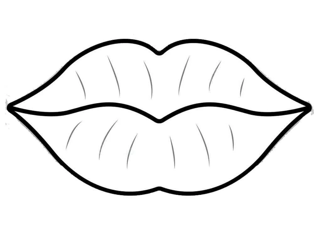 Labios Para Colorear 17