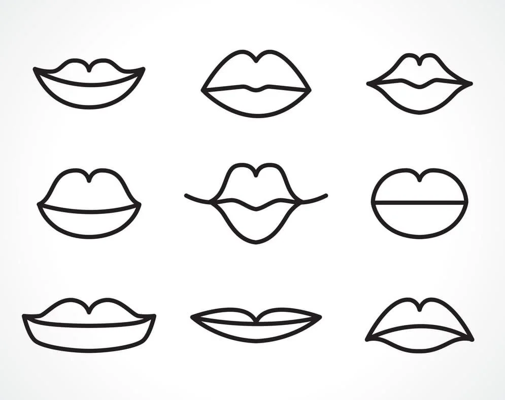 Labios Para Colorear 26