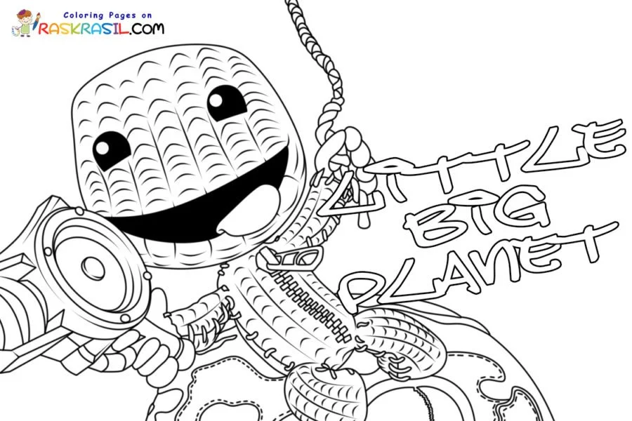 Little Big Planet Ausmalbilder 1