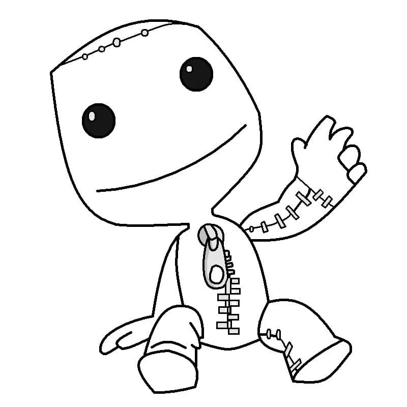 Little Big Planet Ausmalbilder 11
