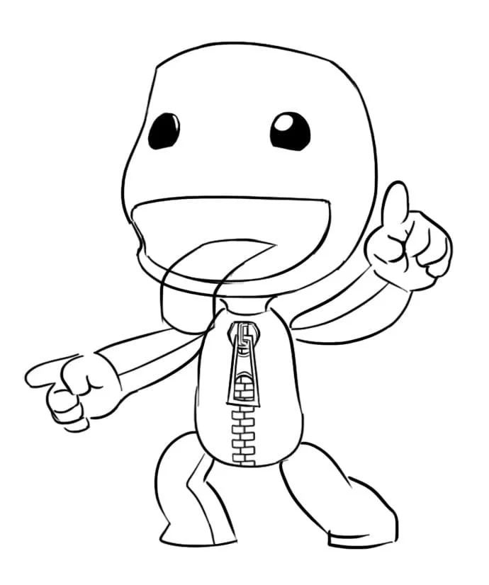 Little Big Planet Ausmalbilder 26