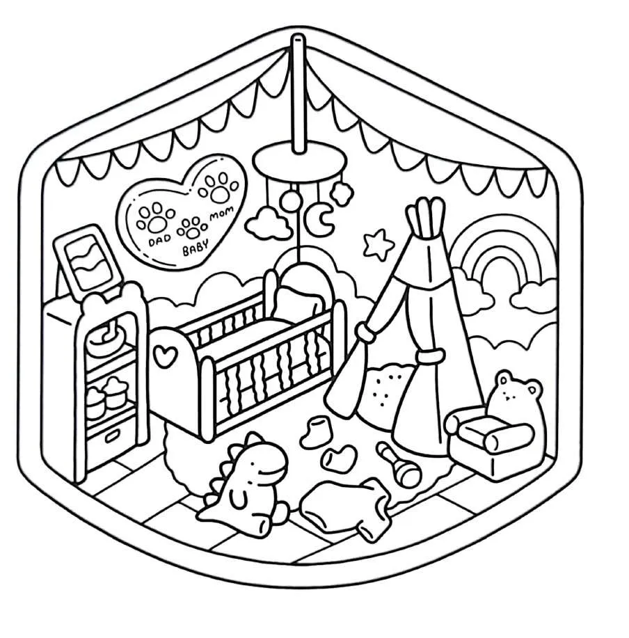 Little Corner Para Colorir 16