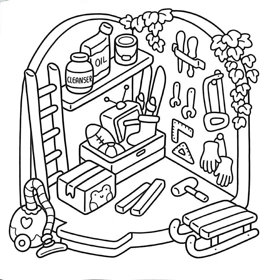 Little Corner Para Colorir 25