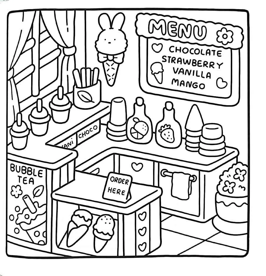 Little Corner Para Colorir 36