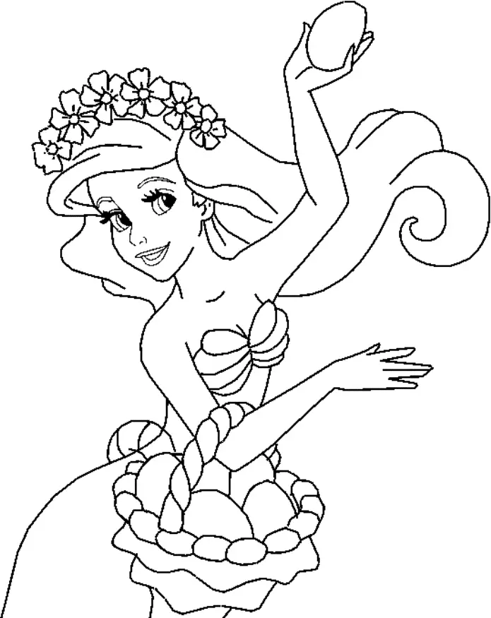 Little Mermaid Coloring Pages 20