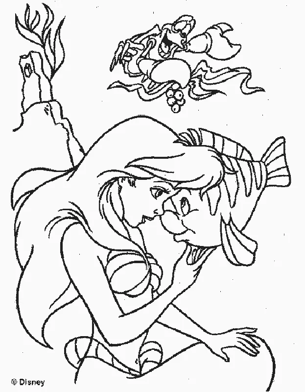Little Mermaid Coloring Pages 22