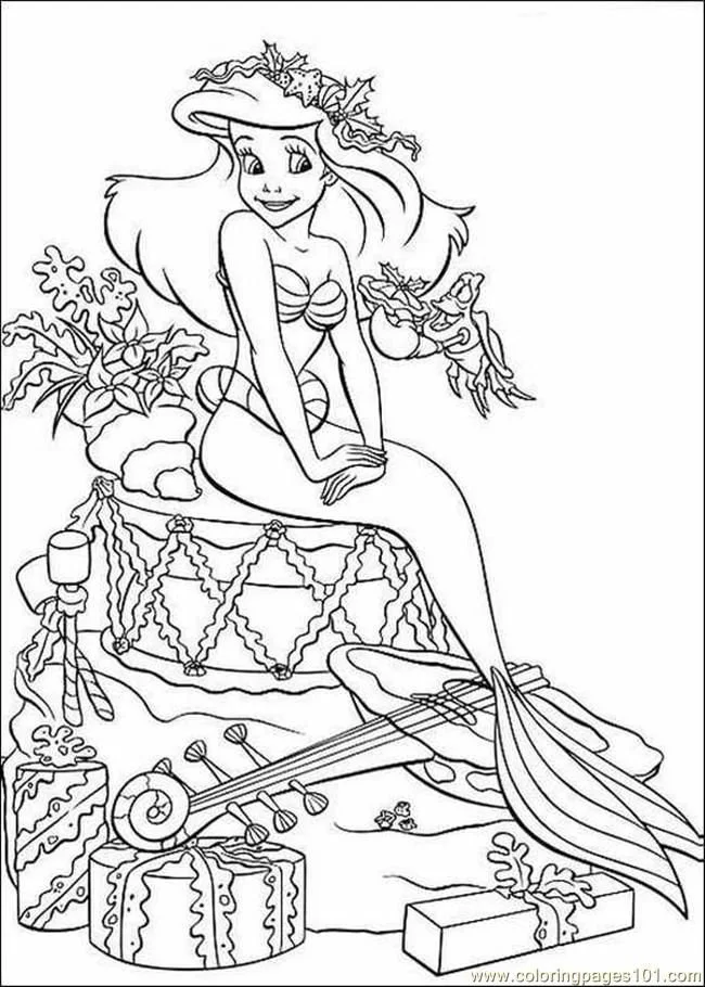 Little Mermaid Coloring Pages 37
