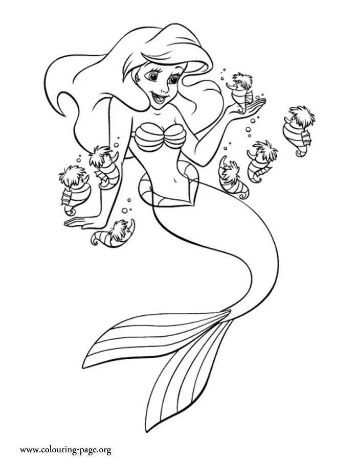 Little Mermaid Coloring Pages 40