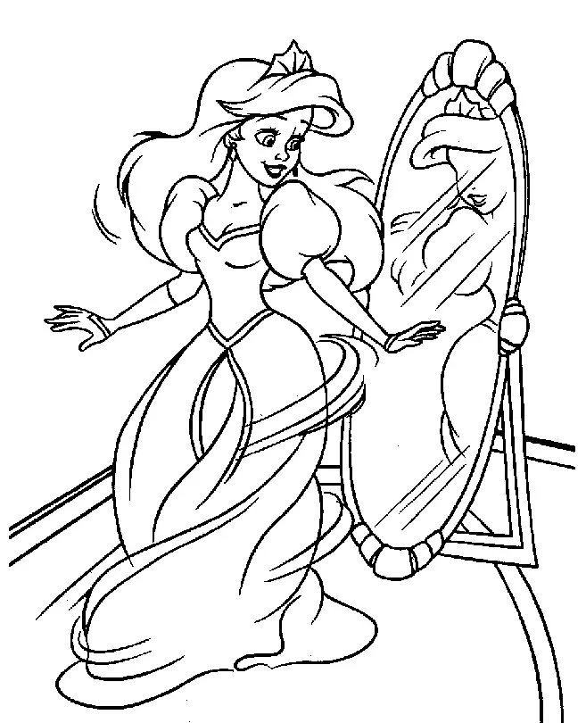 Little Mermaid Coloring Pages 41