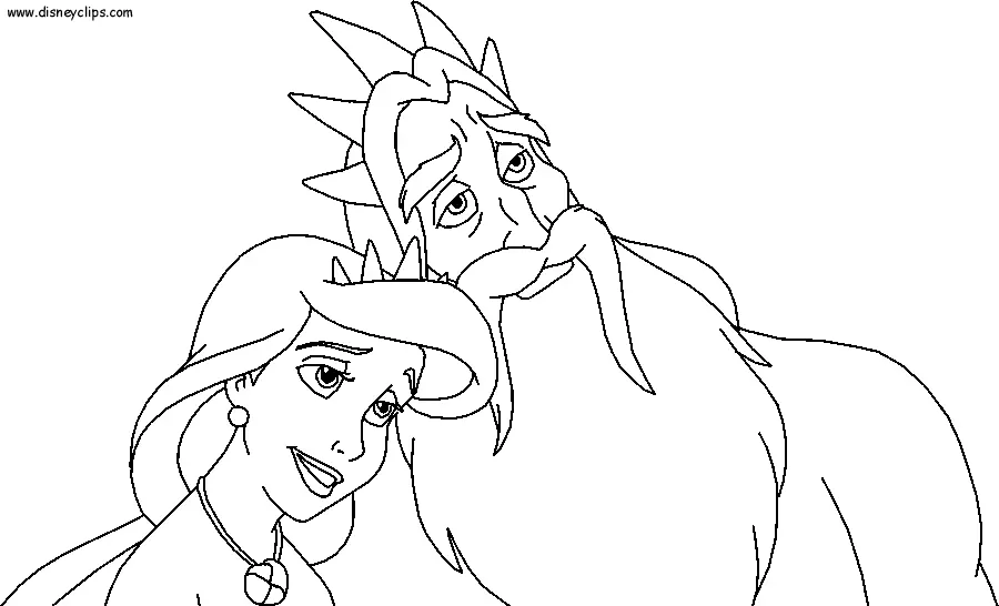 Little Mermaid Coloring Pages 48