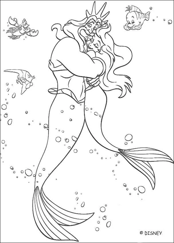Little Mermaid Coloring Pages 50