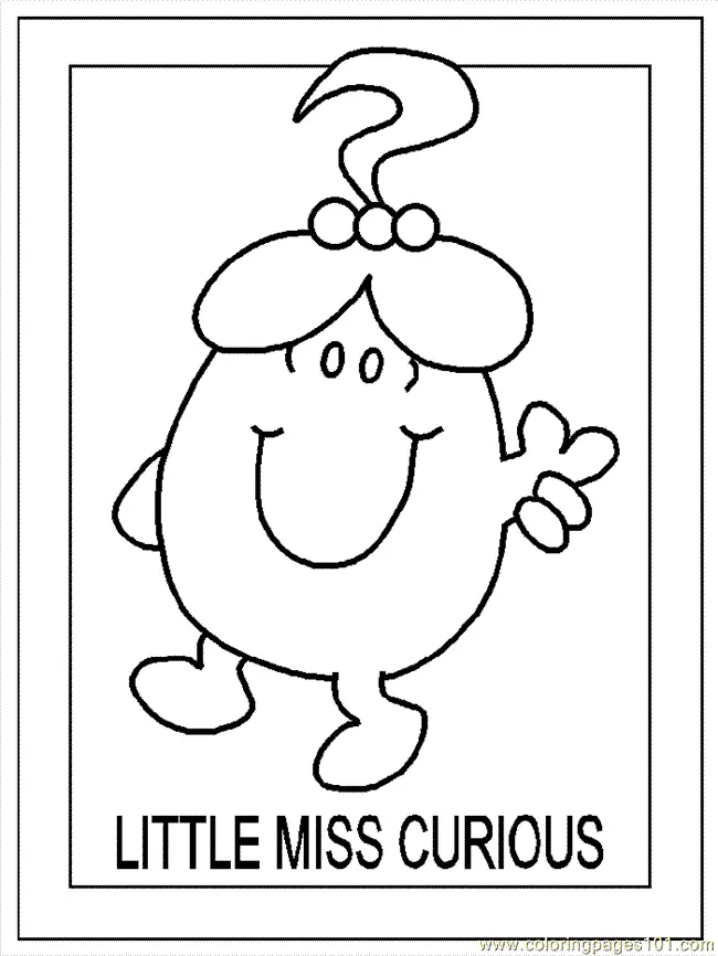 Little Miss Sunshine Coloring Pages 17