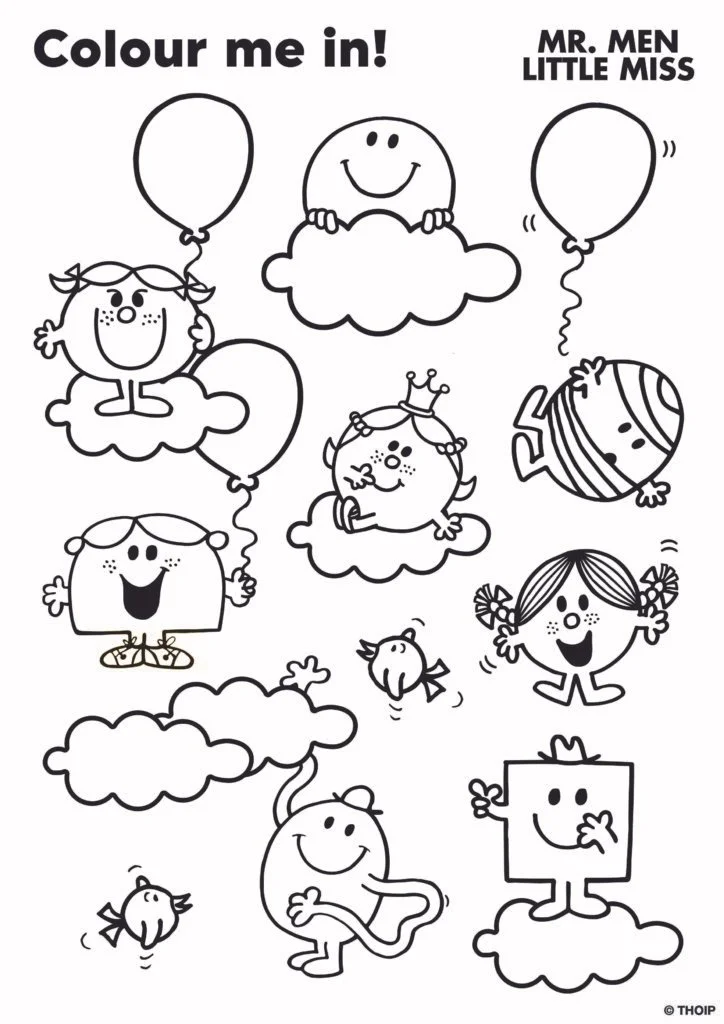 Little Miss Sunshine Coloring Pages 2