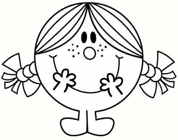 Little Miss Sunshine Coloring Pages 5