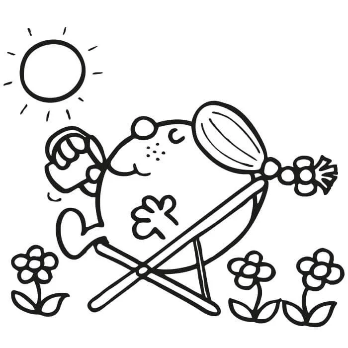 Little Miss Sunshine Coloring Pages 8