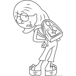 Lizzie McGuire Coloring Pages 9