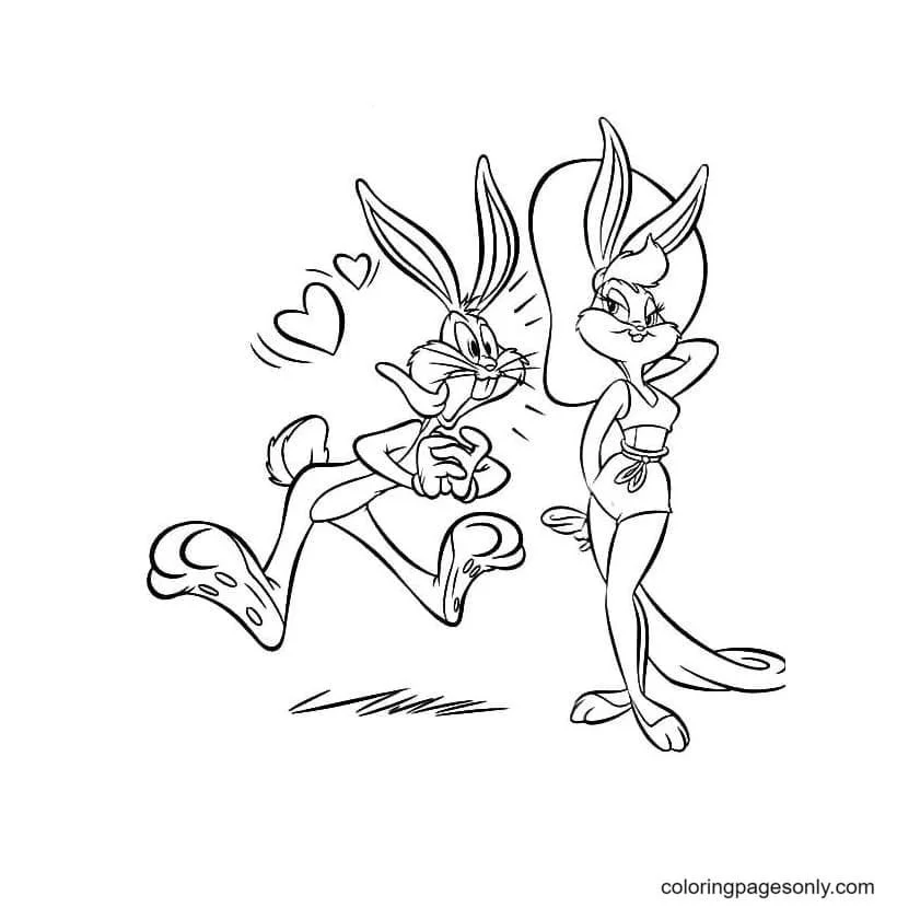Lola Bunny Coloring Pages 11