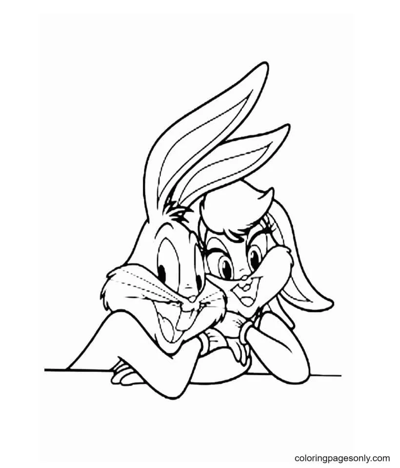 Lola Bunny Coloring Pages 12