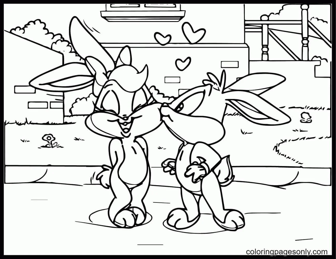 Lola Bunny Coloring Pages 13