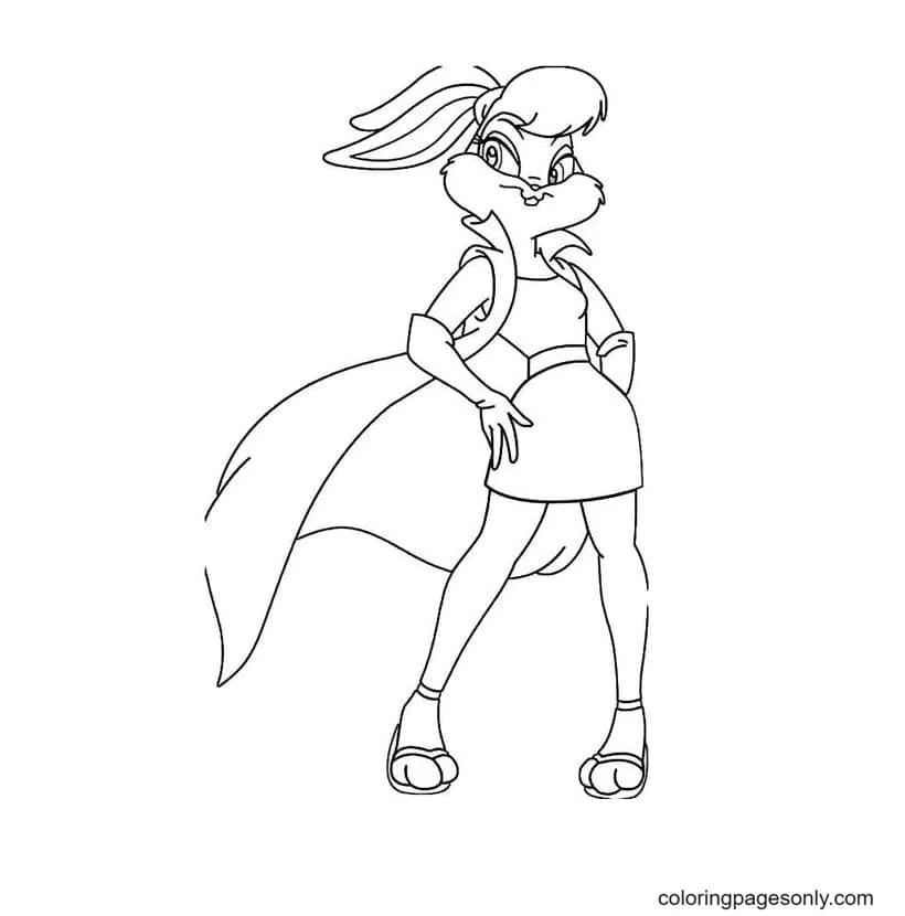 Lola Bunny Coloring Pages 18
