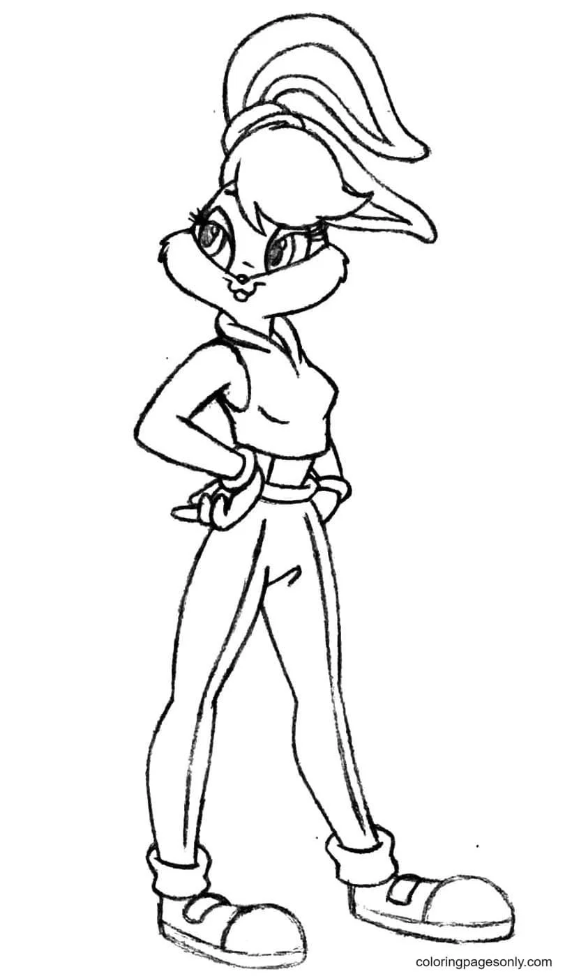 Lola Bunny Coloring Pages 19