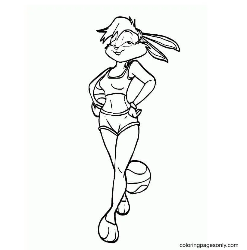 Lola Bunny Coloring Pages 30