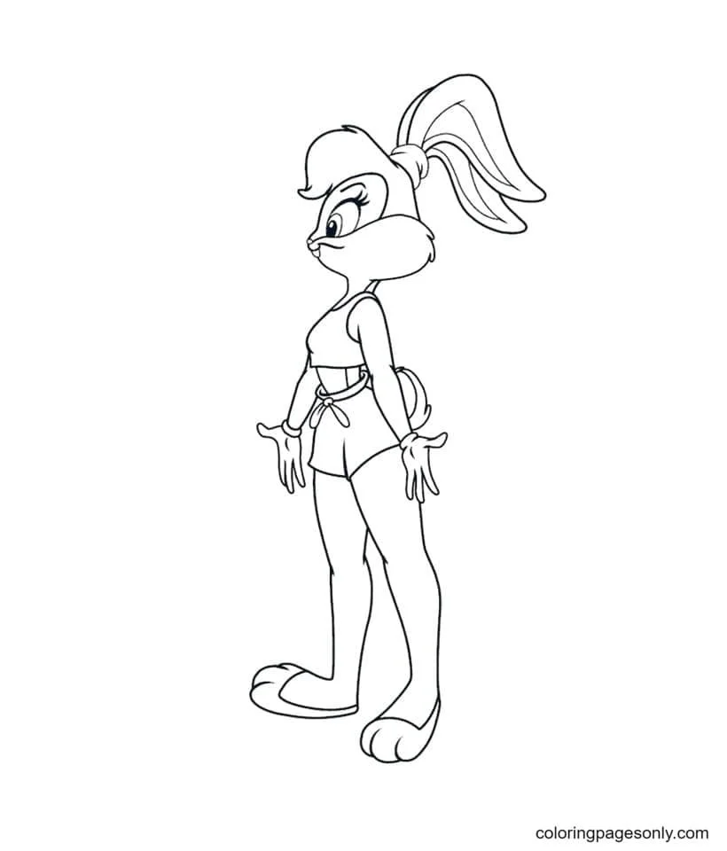 Lola Bunny Coloring Pages 32