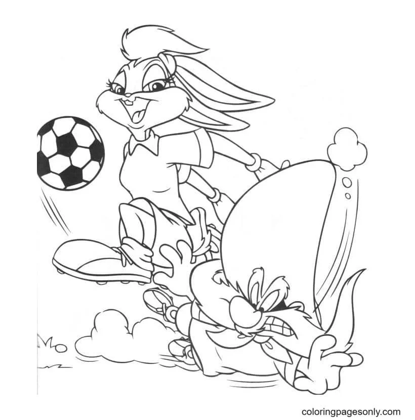 Lola Bunny Coloring Pages 37