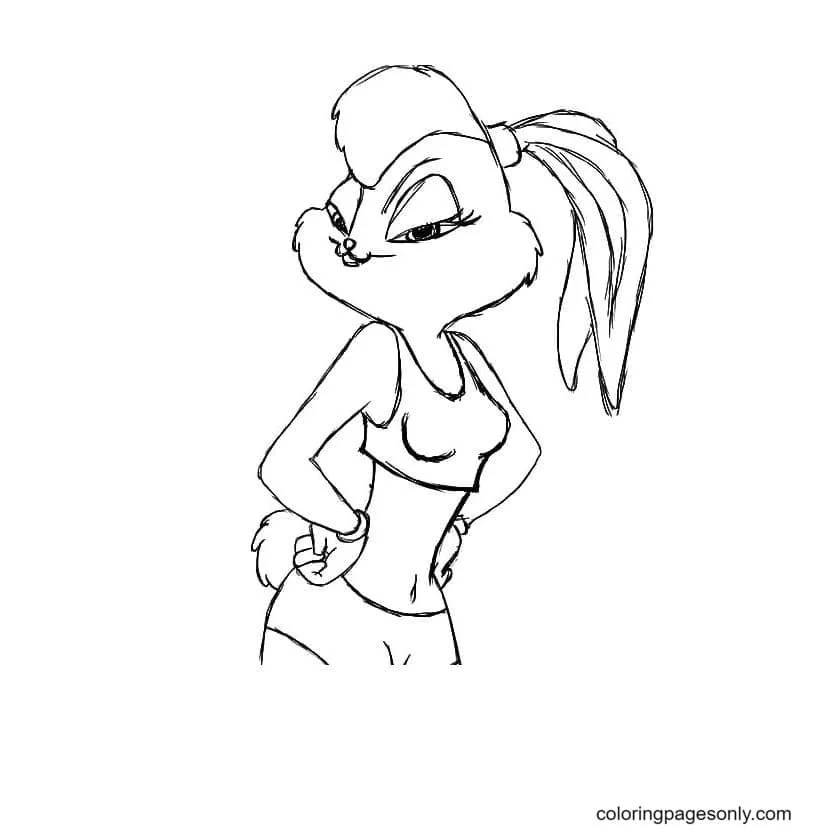Lola Bunny Para Colorear