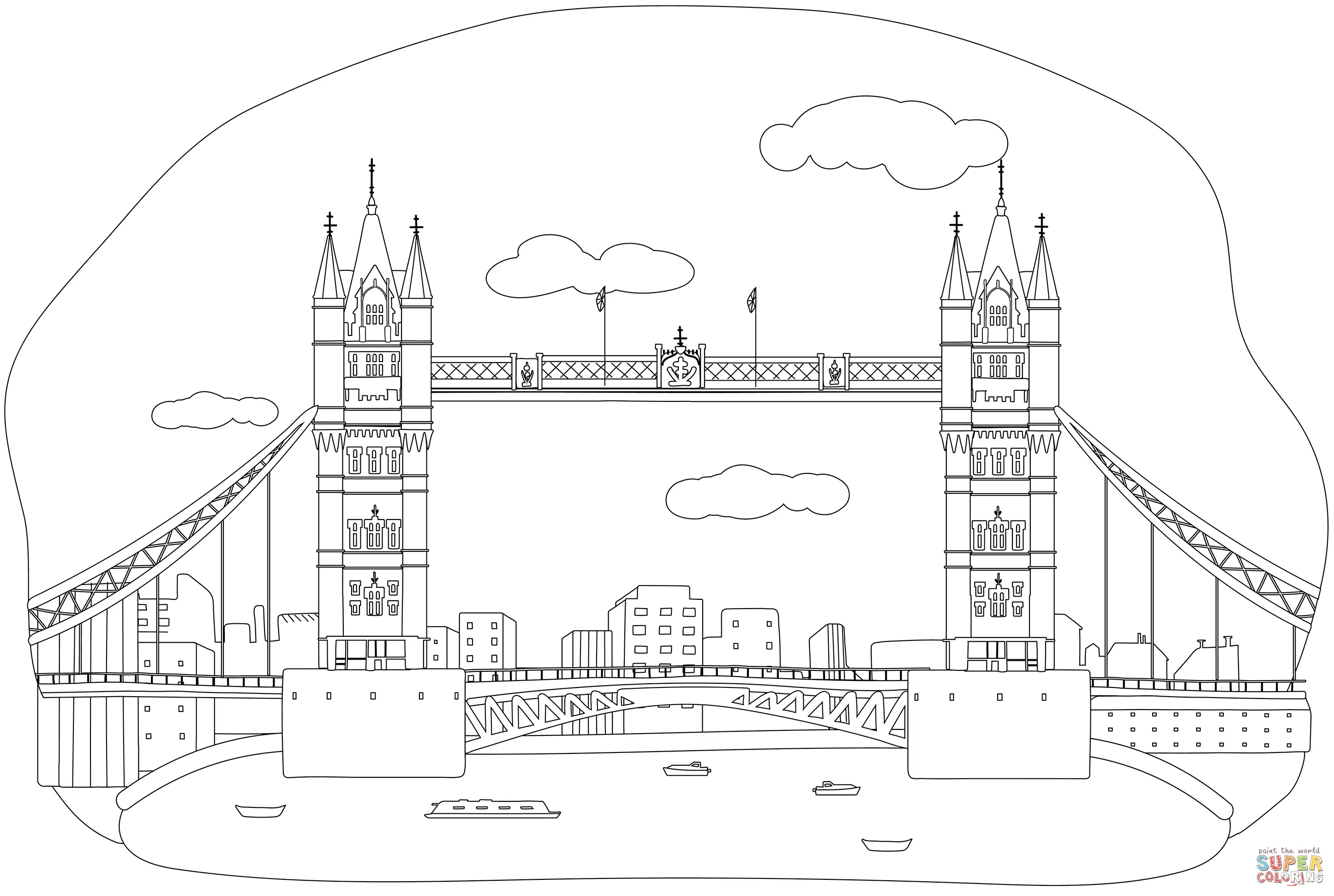 Londres Para Colorear 11