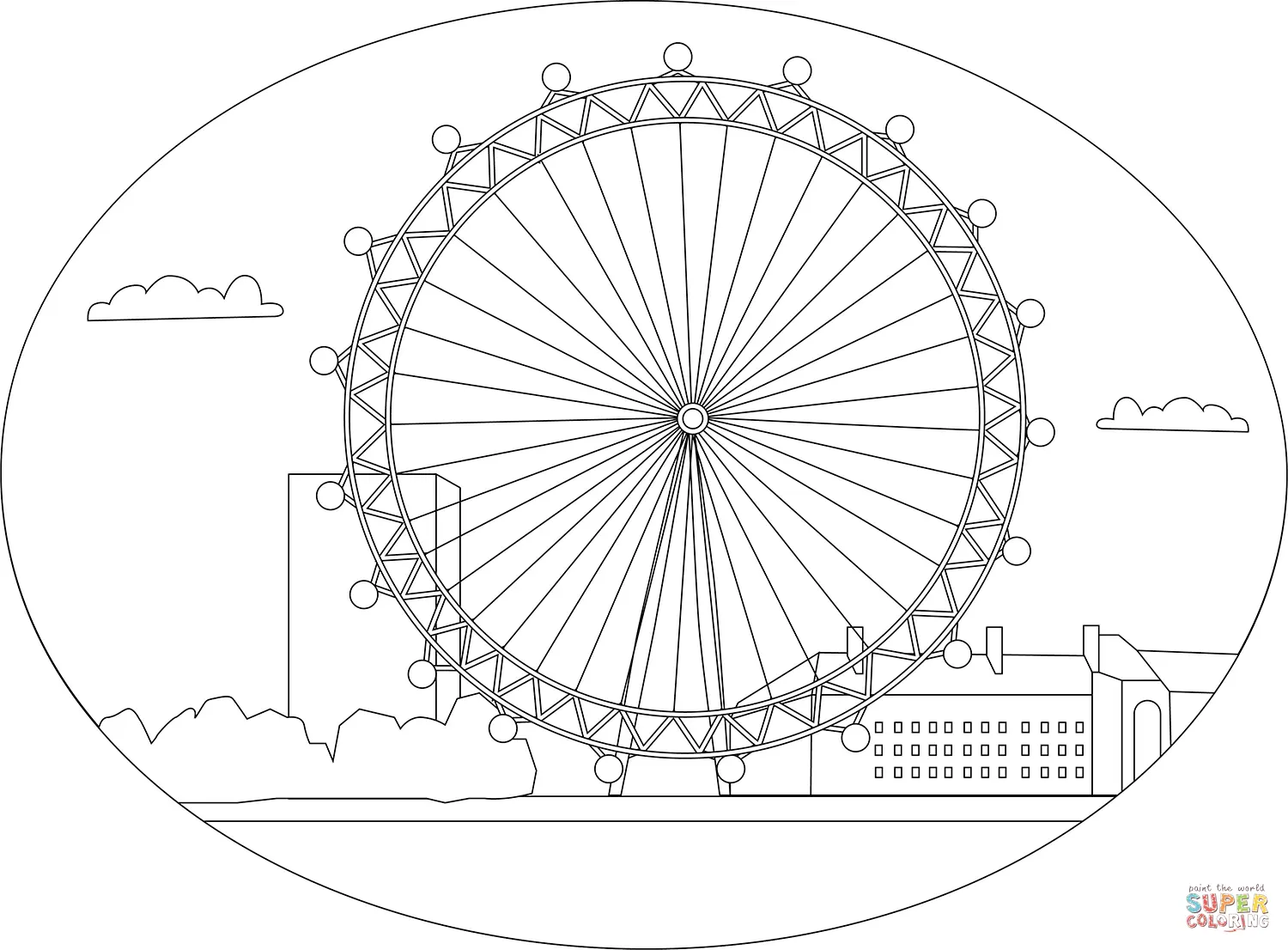 Londres Para Colorear 3