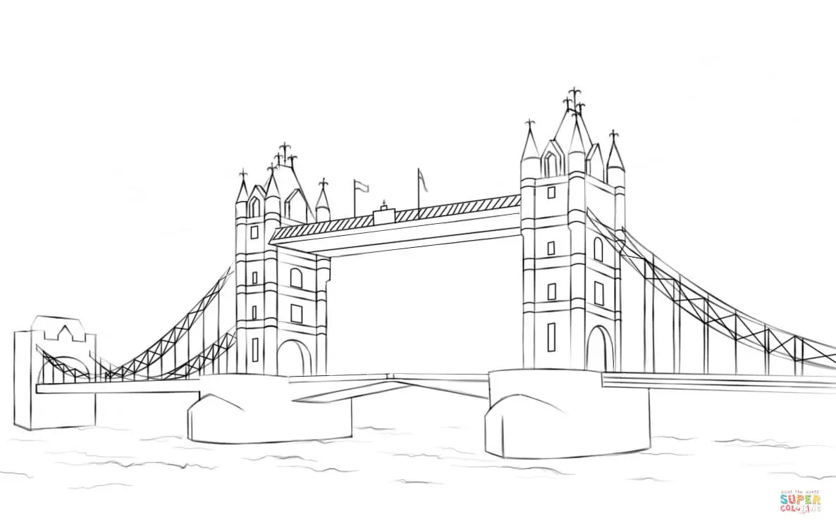 Londres Para Colorear 32