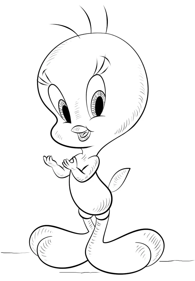 Looney Tunes Characters Coloring Pages 11