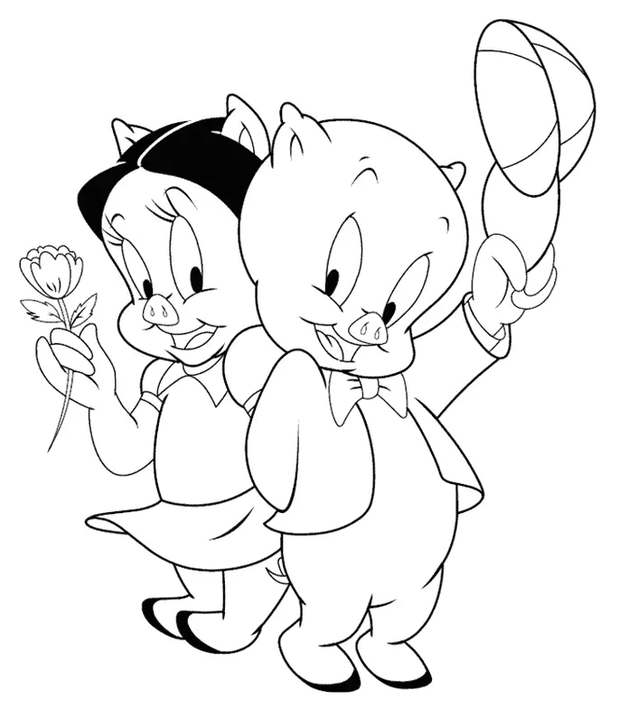 Looney Tunes Characters Coloring Pages 26