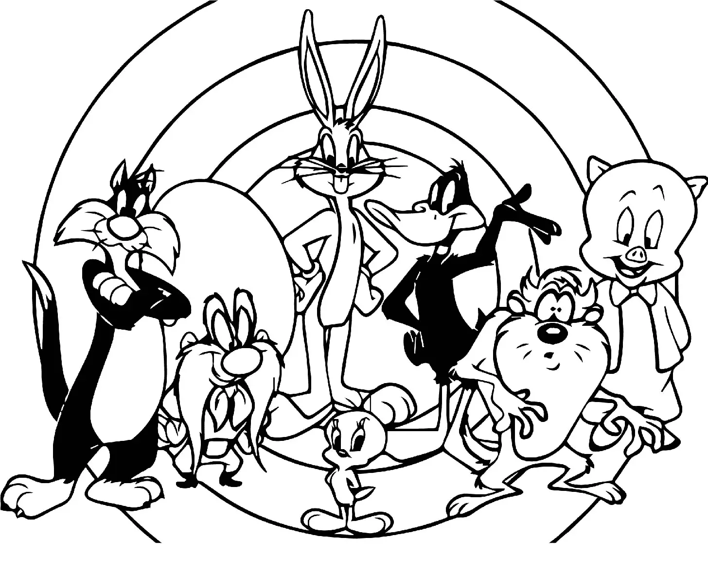 Looney Tunes Characters Coloring Pages 5