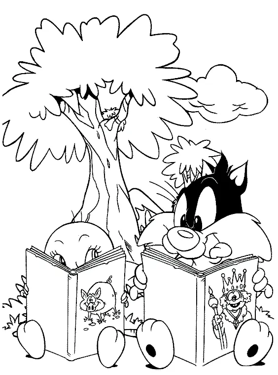 Looney Tunes Characters Coloring Pages 53