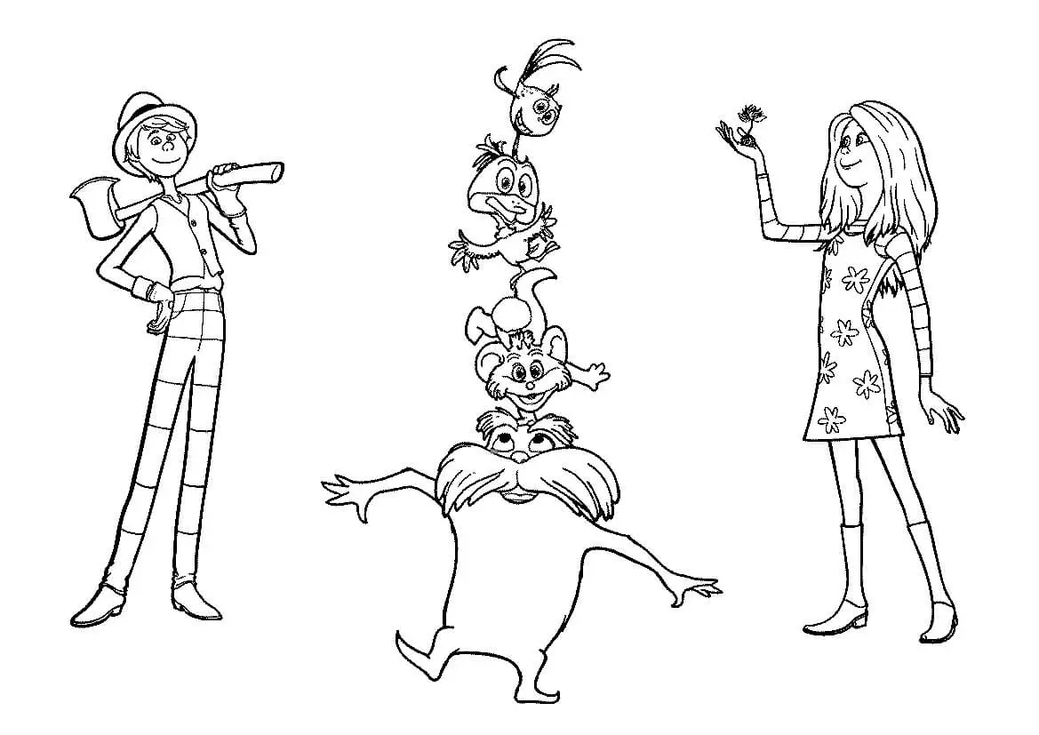 Lorax Ausmalbilder 11