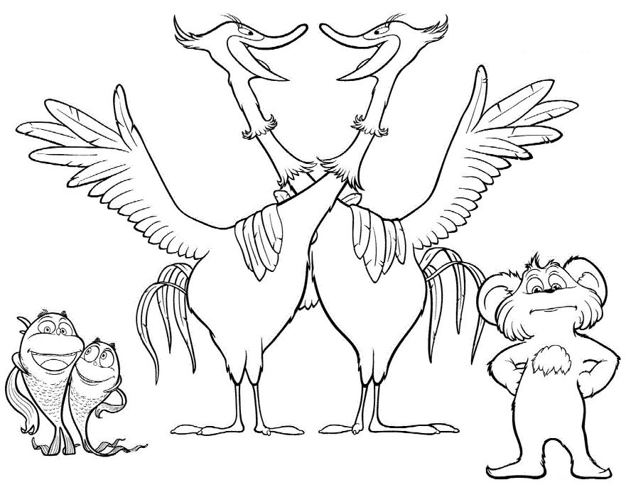 Lorax Ausmalbilder 14