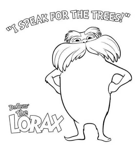 Lorax Ausmalbilder 16