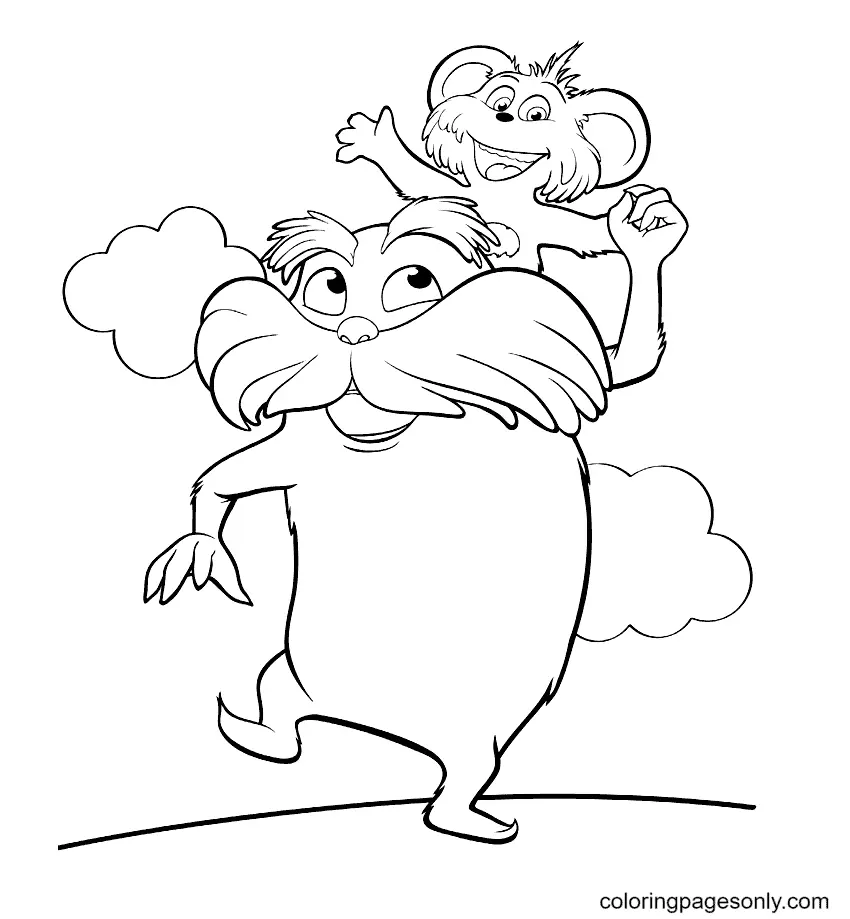Lorax Ausmalbilder 2