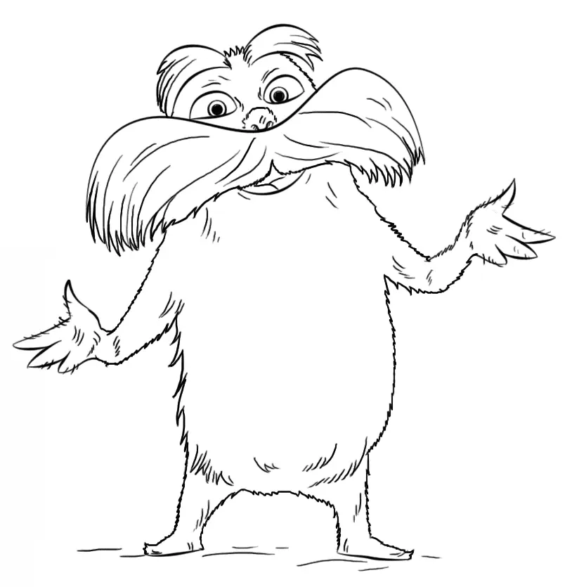 Lorax Ausmalbilder 21