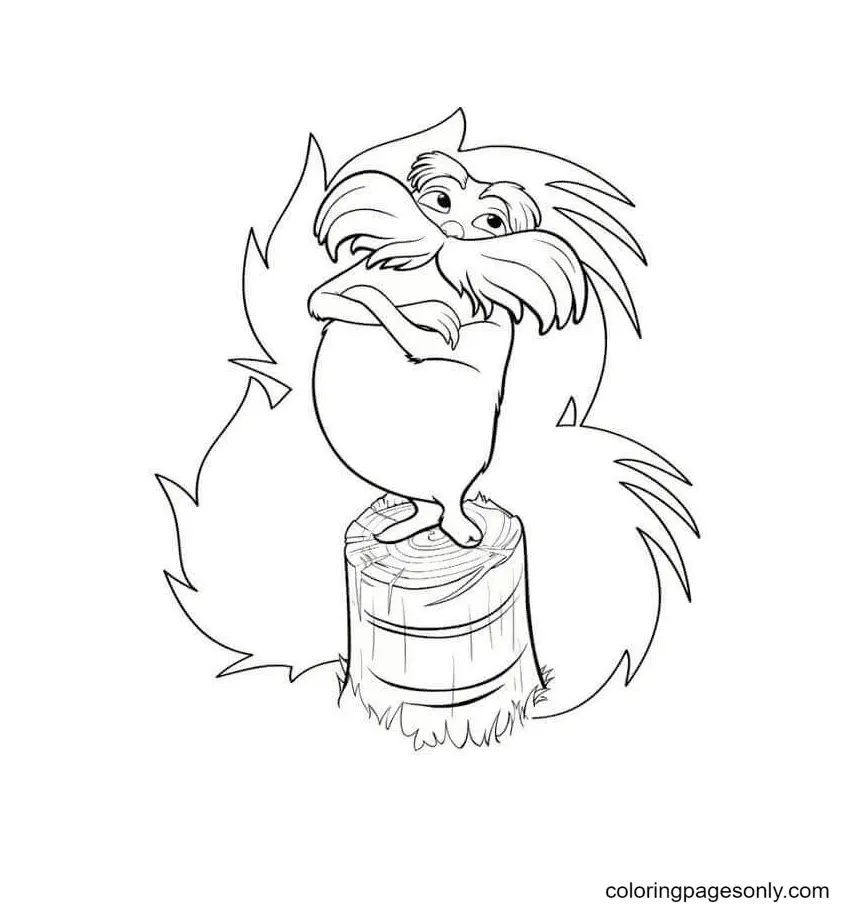 Lorax Ausmalbilder 6