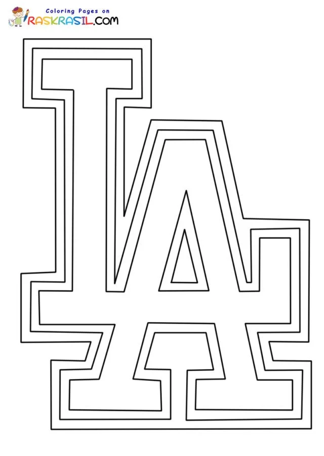 Los angeles Para Colorear 2