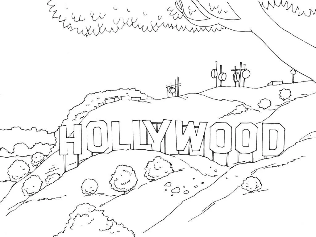Los Angeles Ausmalbilder