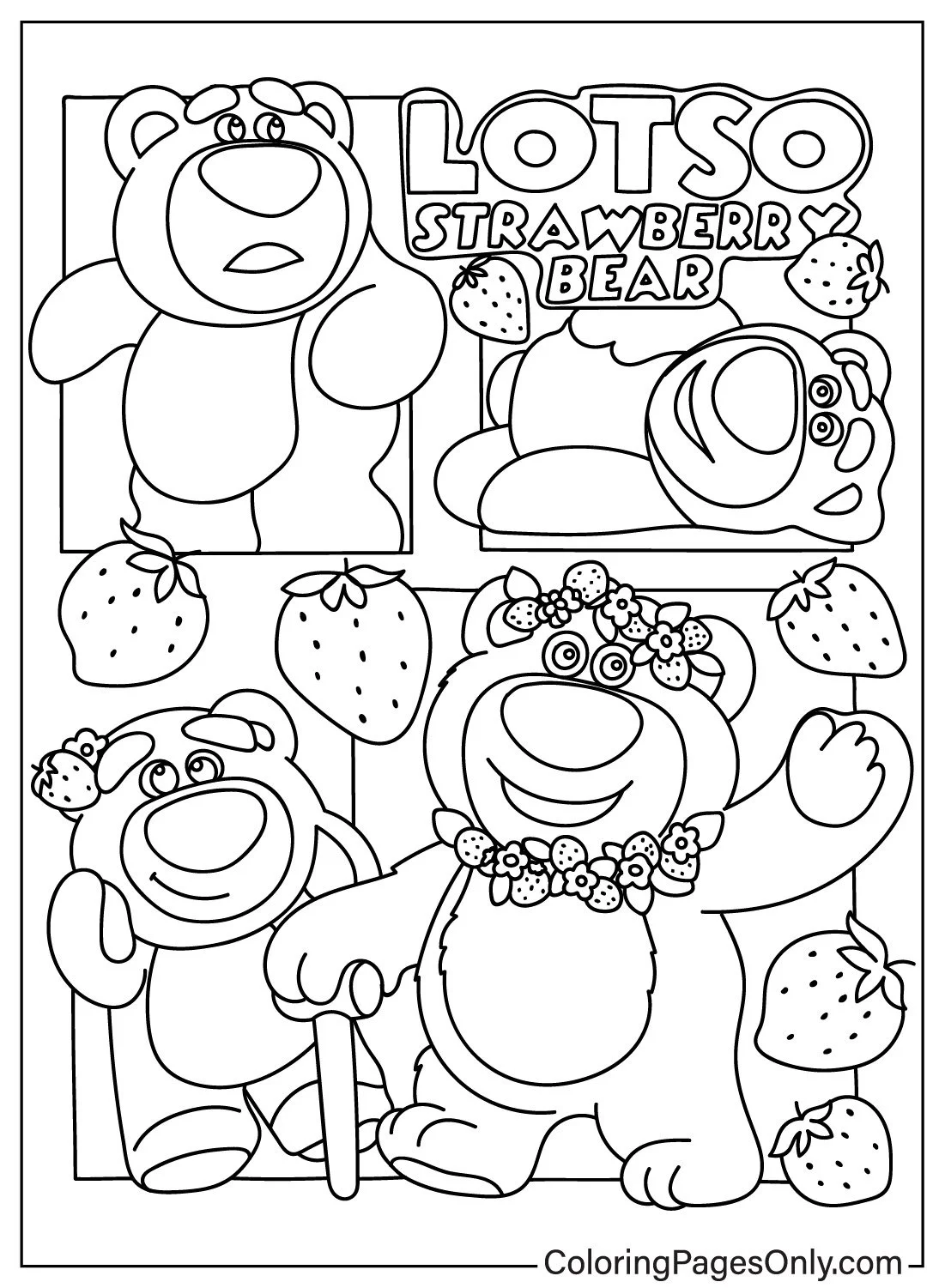 Lotso Para Colorear 2